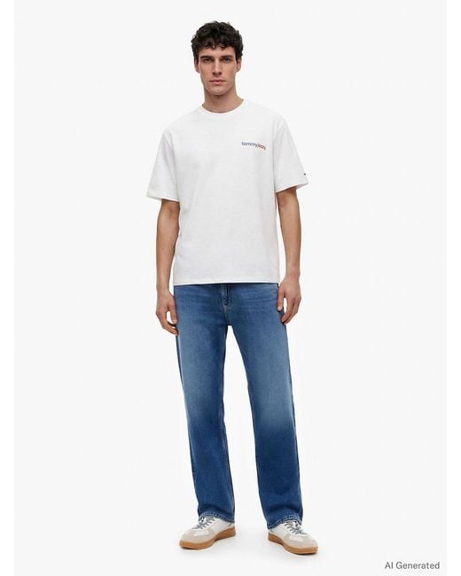 Tommy Hilfiger Blue Otis Regular Straight Jeans for men