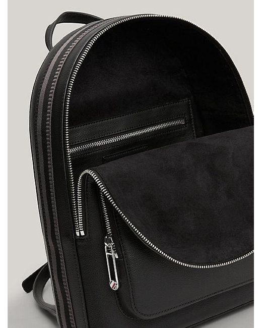 Tommy Hilfiger Black Essential kleiner, kuppelförmiger Rucksack