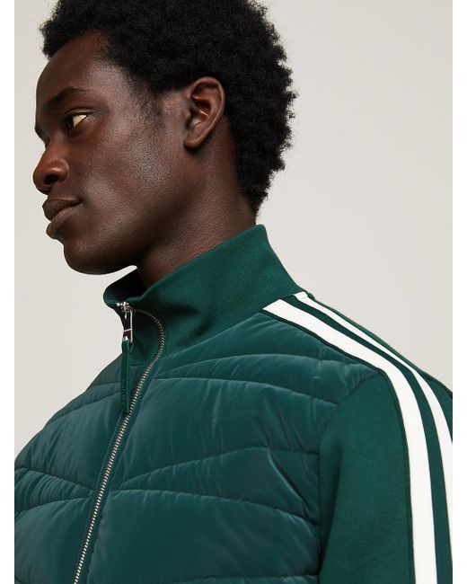 Tommy Hilfiger Green Hilfiger Monotype Zip-thru Jacket for men
