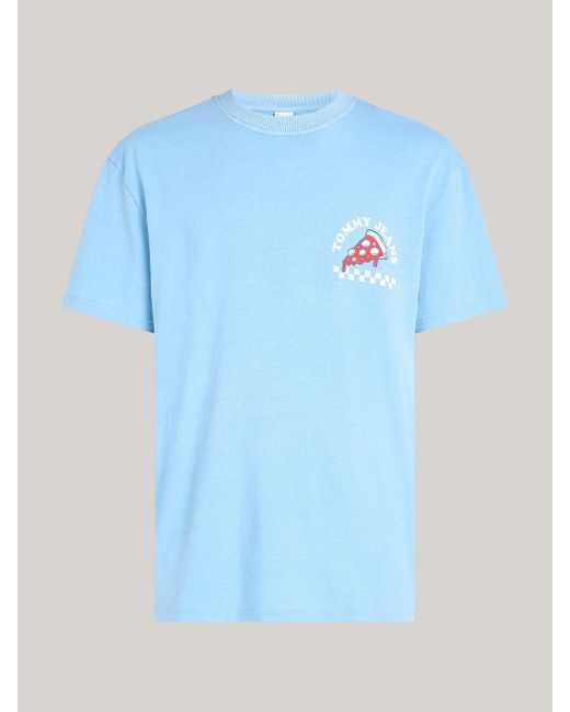 Tommy Hilfiger Blue Plus Back Graphic T-shirt for men
