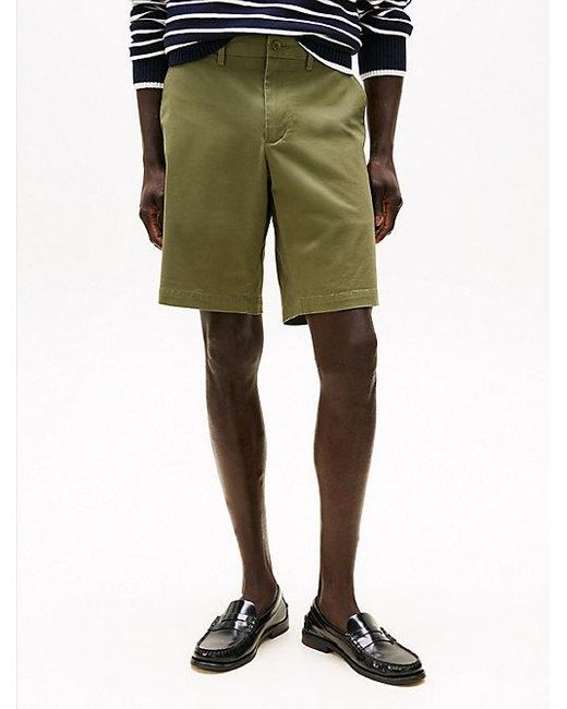 Tommy Hilfiger Harlem 1985 Chino Short Met Relaxed Fit in het Blue voor heren