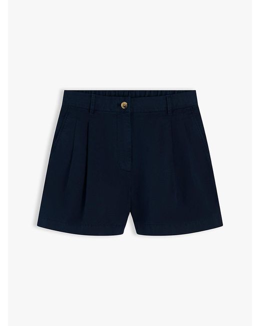Tommy Hilfiger Blue Washed Flared Chino Shorts