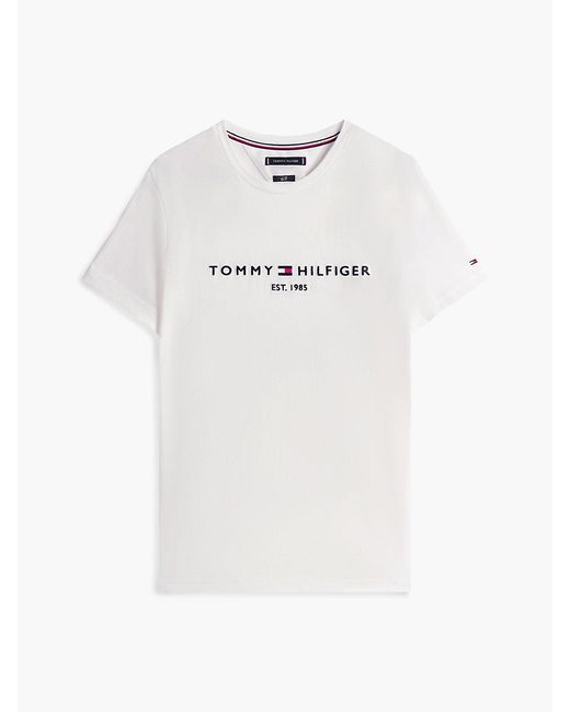 Tommy Hilfiger White Logo T-shirt for men