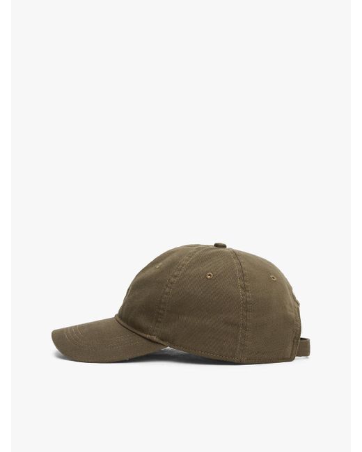 Tommy Hilfiger Brown Hilfiger Flag Baseball Cap for men