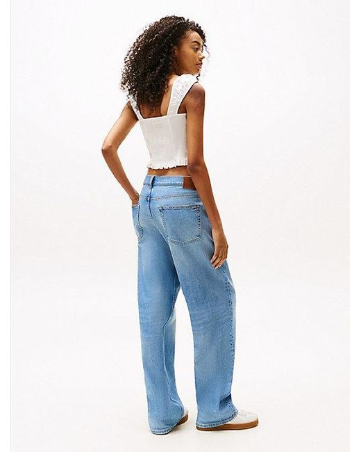 Tommy Hilfiger White Ärmellose Cropped Extra Slim Fit Bluse