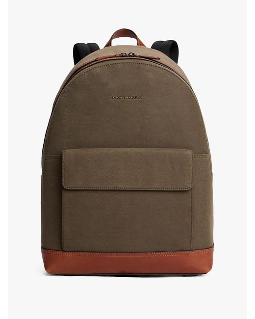 Zaino Casual Con Logo di Tommy Hilfiger in Brown da Uomo