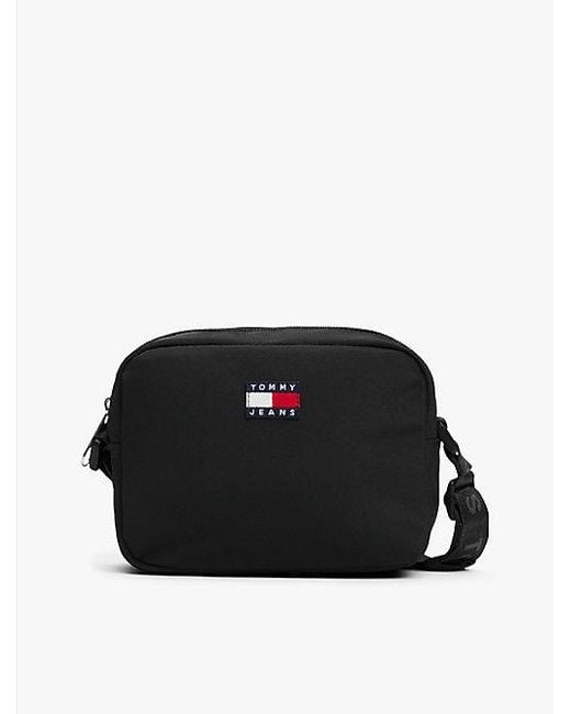 Tommy Hilfiger Black Essential Crossbody-Tasche Mit Logo