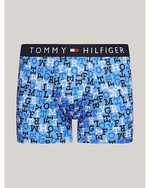 Tommy Hilfiger Th Original Boxershort Met Logotailleband in het Blue voor heren