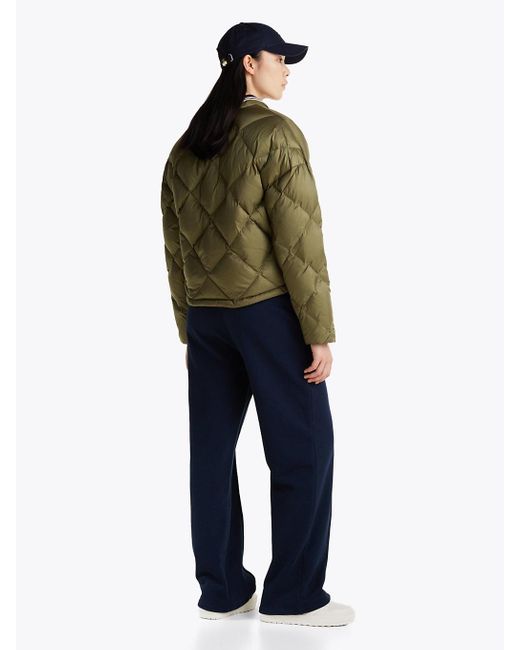 Bomber Relaxed Fit Imbottito di Tommy Hilfiger in Green