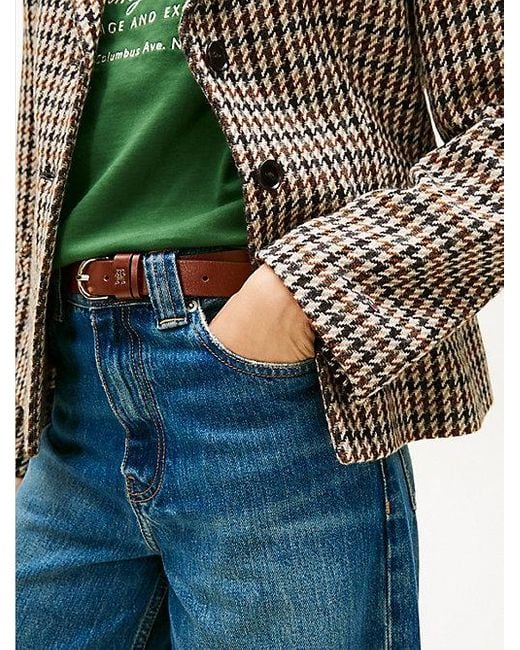 Tommy Hilfiger Heritage Regular Fit Wollen Blazer Met Ruit in het Green