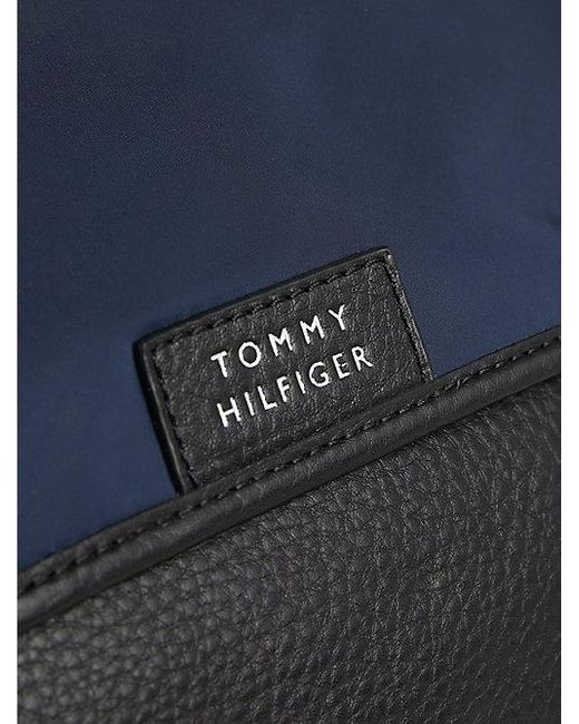 Tommy Hilfiger Kleine Reportertasche mit Klappverschluss in Blue für Herren