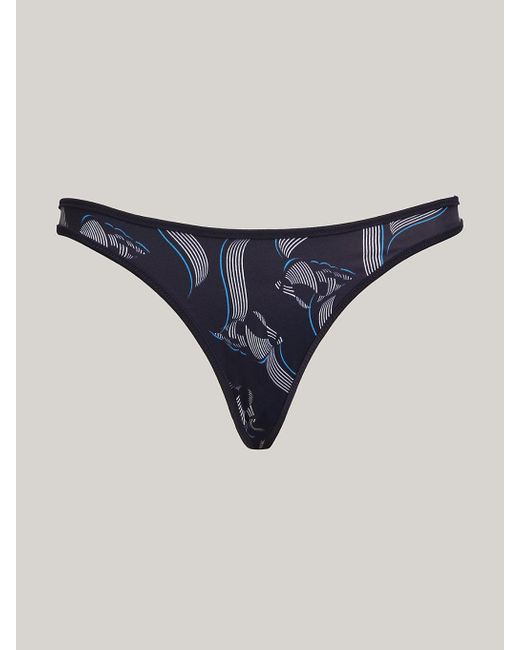 Tommy Hilfiger Blue Th Essential Cheeky Bikini Bottoms