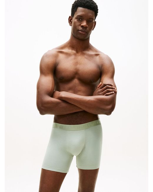 Tommy Hilfiger Blue 3-Pack Everyday Luxe Tonal Boxer Briefs for men