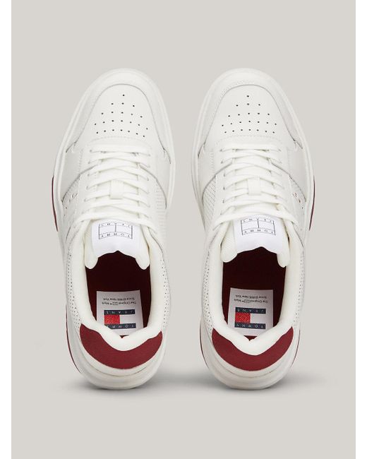 Tommy Hilfiger Metallic The Brooklyn Elevated Leather Trainers
