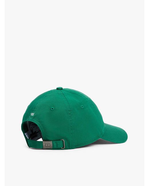 Tommy Hilfiger Green Hilfiger Flag Baseball Cap for men