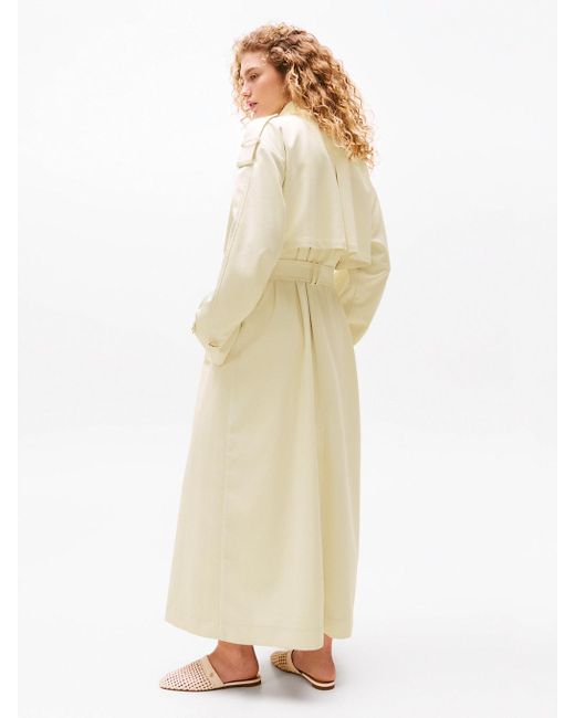 Tommy Hilfiger Natural The Sofia Capsule Oversized Trench Coat