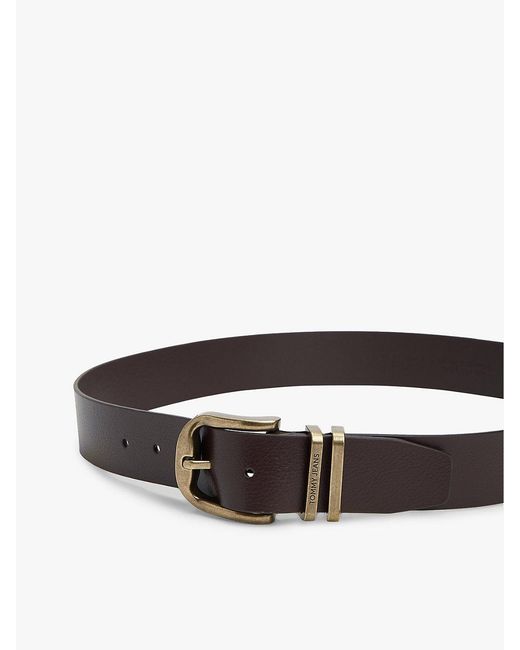 Cintura Otis di Tommy Hilfiger in Brown da Uomo