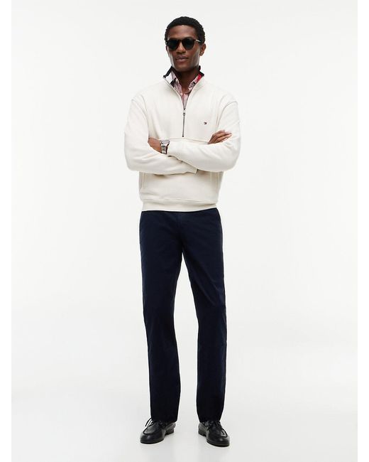 Tommy Hilfiger Blue 1985 Denton Straight Chinos for men