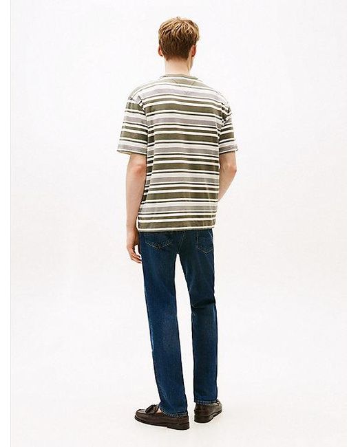 Tommy Hilfiger Relaxed Fit T-Shirt Met Strepen in het Natural voor heren