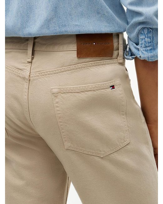 Tommy Hilfiger Pink Dover Washed Regular Straight Leg Jeans for men