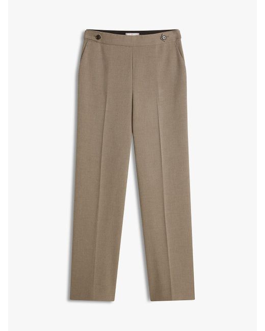 Tommy Hilfiger Natural Pressed Crease Straight Leg Trousers