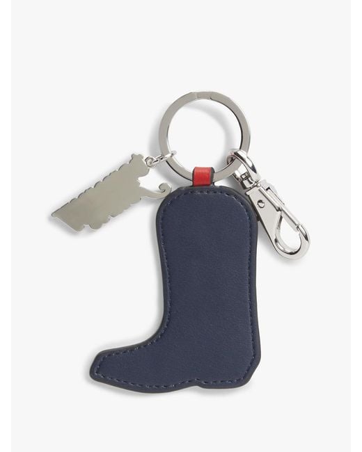 Tommy Hilfiger White Cowboy Boot Logo Charm