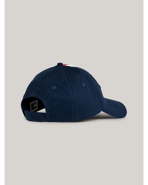 Tommy Hilfiger Blue Prep Logo Patch Baseball Cap for men