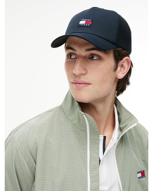 Cappello Trucker Heritage Color Block di Tommy Hilfiger in Blue da Uomo