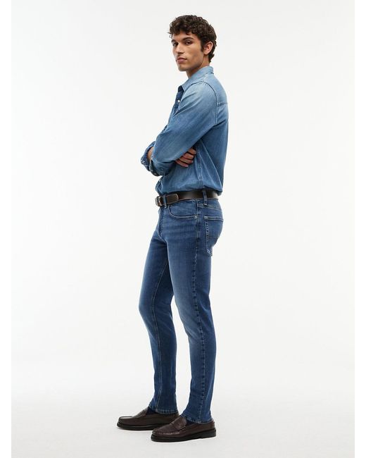 Tommy Hilfiger Blue Austin Slim Tapered Jeans for men