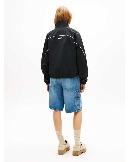 Tommy Hilfiger Black Water Repellent Piping Track Jacket