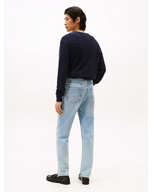 Tommy Hilfiger Denton Faded Jeans Met Rechte Broekspijpen in het Blue voor heren