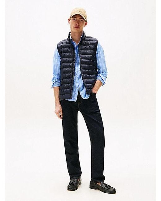 Tommy Hilfiger Compacte Quilted Bodywarmer in het Blue voor heren