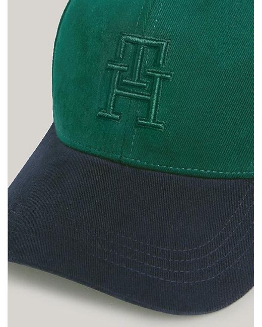 Tommy Hilfiger TH Monogram Baseball-Cap in Green für Herren
