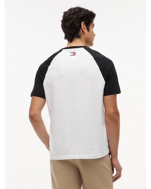Tommy Hilfiger Gray Th X Cadillac Formula 1® Team Logo Raglan T-shirt for men