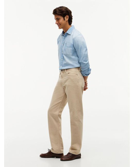 Tommy Hilfiger Pink Dover Washed Regular Straight Leg Jeans for men