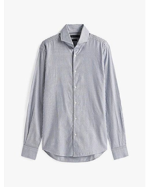 Tommy Hilfiger Smart Casual Slim Fit Oxford-Overhemd in het Gray voor heren