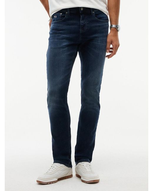 Tommy Hilfiger Blue Scanton Faded Slim Jeans for men