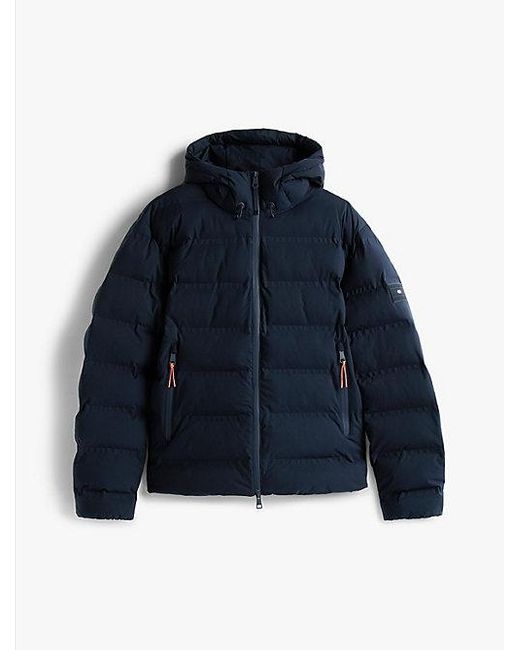 Tommy Hilfiger Tech Waterafstotend Jack Met Thermo-Isolatie in het Blue voor heren