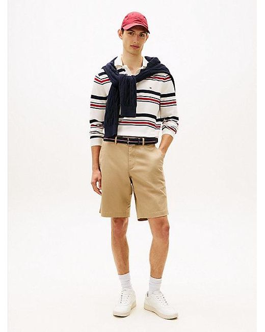 Tommy Hilfiger 1985 Harlem Relaxed Fit Chino Short in het Natural voor heren