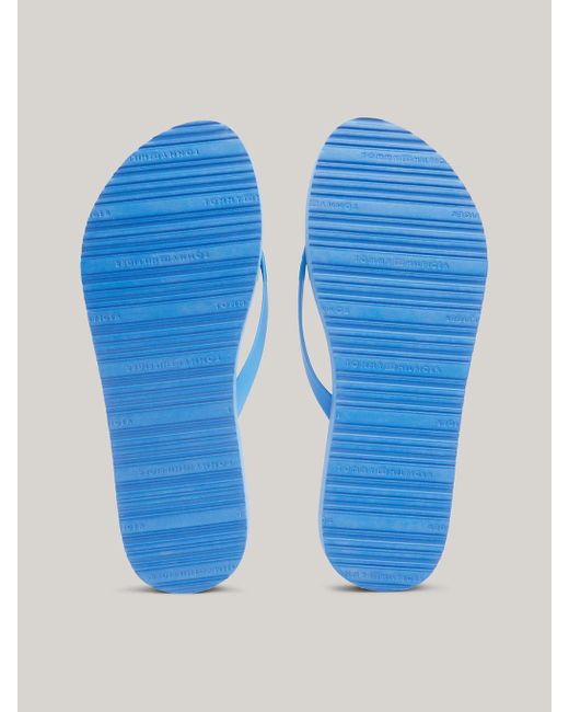 Tommy Hilfiger Blue Th Monogram Chunky Flip-flops