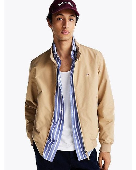 Tommy Hilfiger Relaxed Fit Harringtonjacke in Blue für Herren