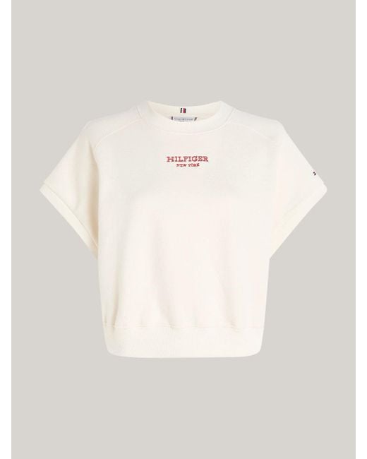 Tommy Hilfiger Natural Hilfiger Monotype Sleeveless Sweatshirt