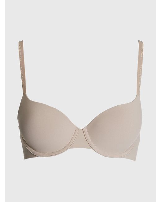 Tommy Hilfiger Padded Demi-cup Bra in White