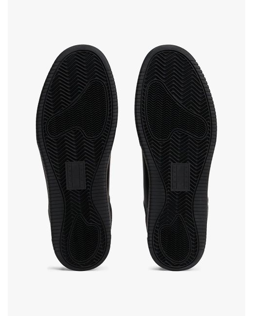 Sneakers Rétro Stile Basket Con Suola Spessa di Tommy Hilfiger in Black da Uomo