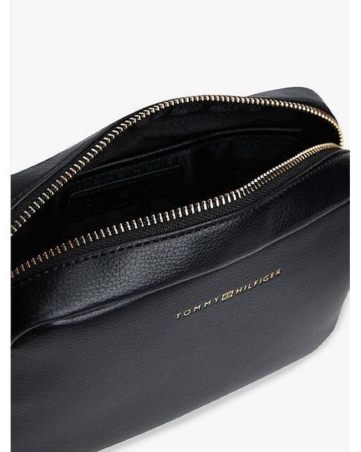 Tommy Hilfiger Crossbody Cameratas Met Webbing Band in het Black