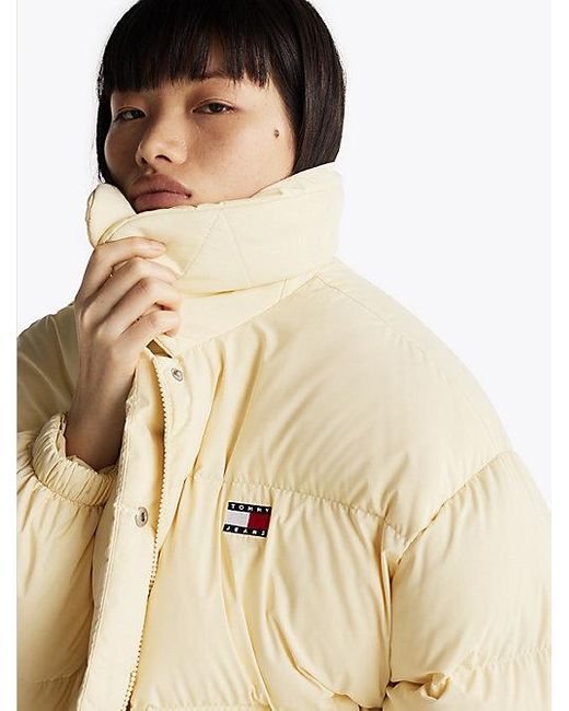 Tommy Hilfiger Donzen Pufferjack Met Tommy-Badge in het White