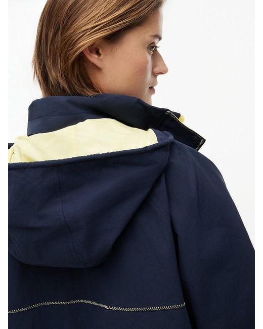 Tommy Hilfiger Blue Water Resistant Oversized Regatta Windbreaker