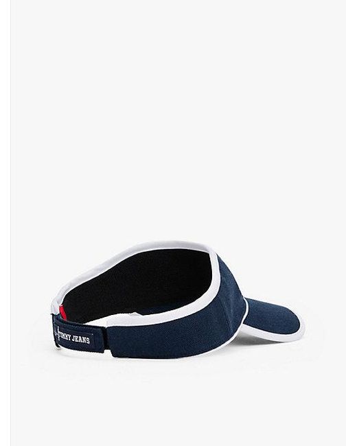 Visera Con Logo Y Escudo Tommy Hilfiger de color Blue
