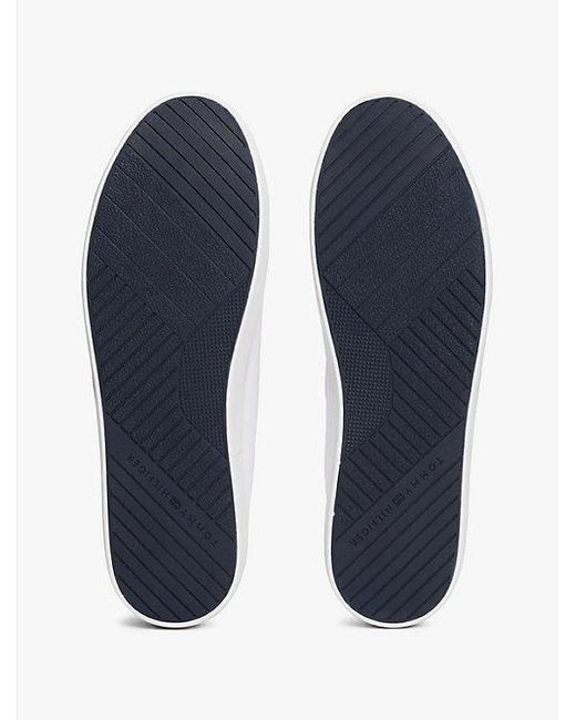 Tommy Hilfiger Th Hi Vulc Core Low Lth Ii Ess Fm0fm05511 Top in het White voor heren