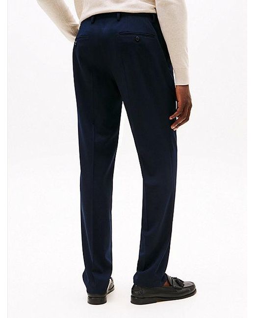 Tommy Hilfiger Anzug Aus Twill Mit Wolle in Blue für Herren